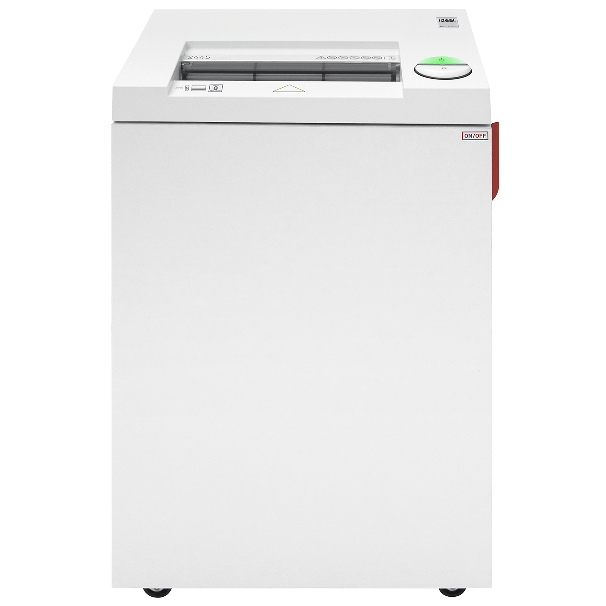 IDEAL, Paper Shredder, Sheet Capacity 8 Cut Type Cross-Cut, Security Level P5 Model# IDEDSH0065H (2445)